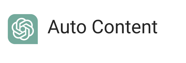 Auto content